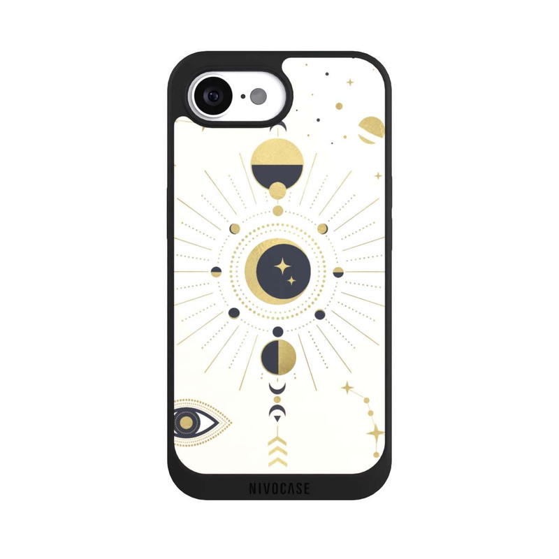 iPhone 16e NIVOpure Abstract Rose Gold Look