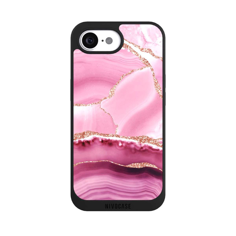 iPhone 16e NIVOpure Mermaid Marble Pink