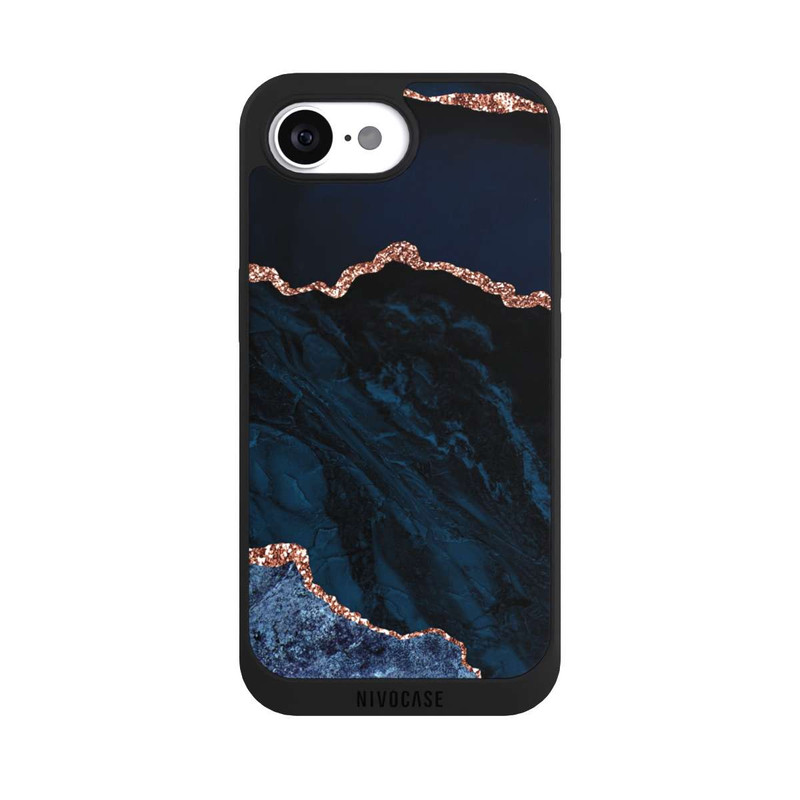 iPhone 16e NIVOpure Night Blue Marble Landscape