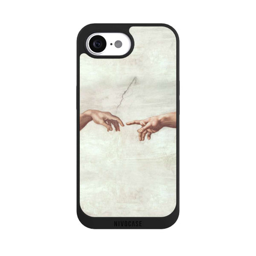Apple iPhone 16e NIVOpure Hands of God and Adam by Michelangelo Buonarroti