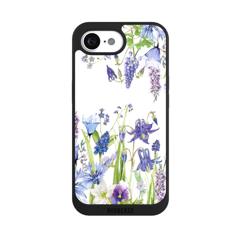 iPhone 16e NIVOpure Blumenwiese Lavendel