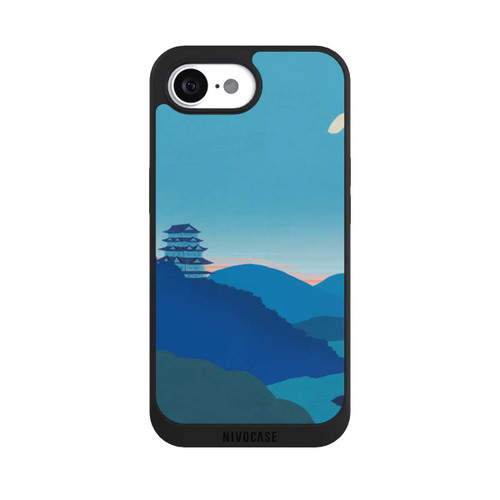 Apple iPhone 16e NIVOpure MURAKUMO-BLUE