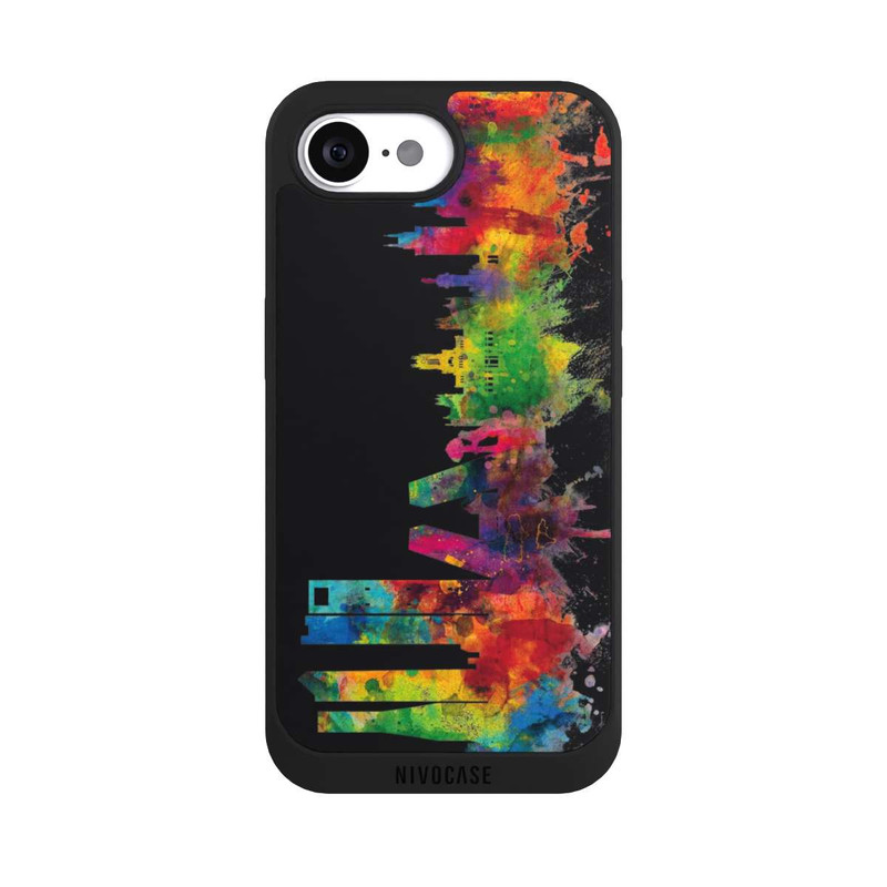 iPhone 16e NIVOpure Madrid Spain Skyline Black