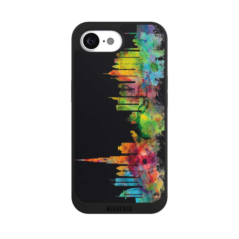 iPhone 16e NIVOpure Dubai Skyline Black