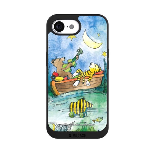 Apple iPhone 16e NIVOpure Bär und Tiger im Mondschein