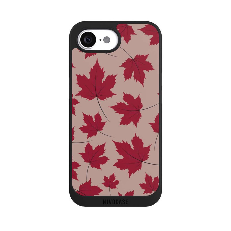 iPhone 16e NIVOpure Autumn Magic Red Leaves