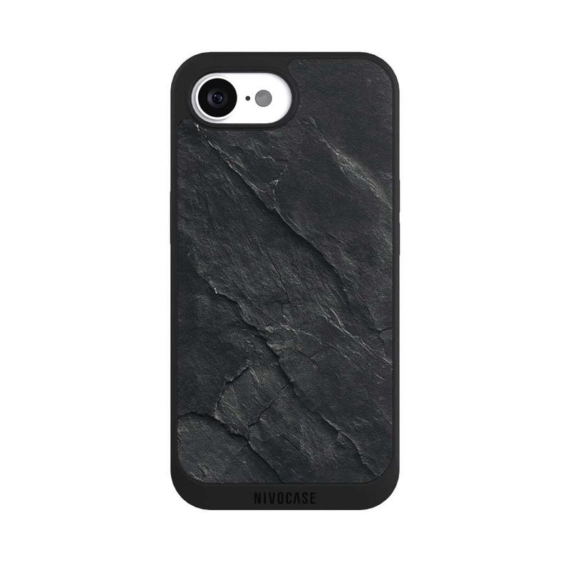 iPhone 16e NIVOpure Dark Grey Slate Look