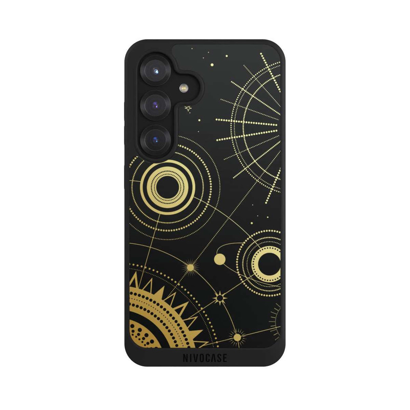 Galaxy S25 NIVOpure Black and Gold Look Abstract