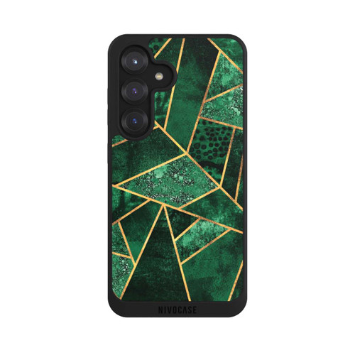 Samsung Galaxy S25 NIVOpure Deep Emerald Gold Print