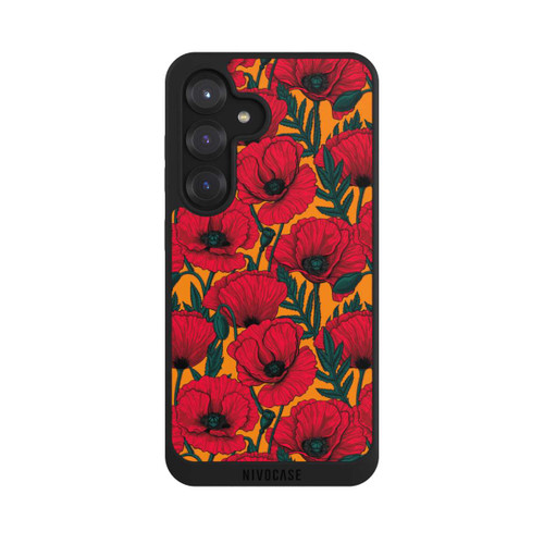 Samsung Galaxy S25 NIVOpure Coquelicot Rouge