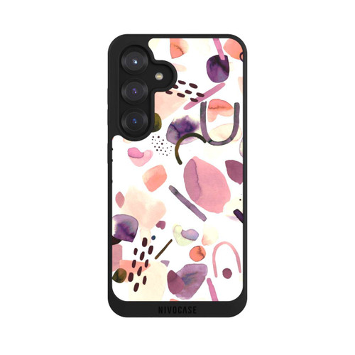 Samsung Galaxy S25 NIVOpure Watercolor Abstract Pieces Mauve