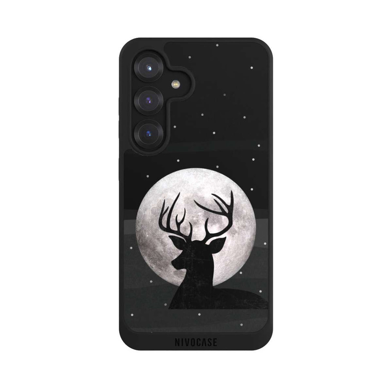 Galaxy S25 NIVOpure Deer & Moon Silver