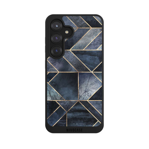 Samsung Galaxy S25 NIVOpure Abstract Nature-Dark Blue