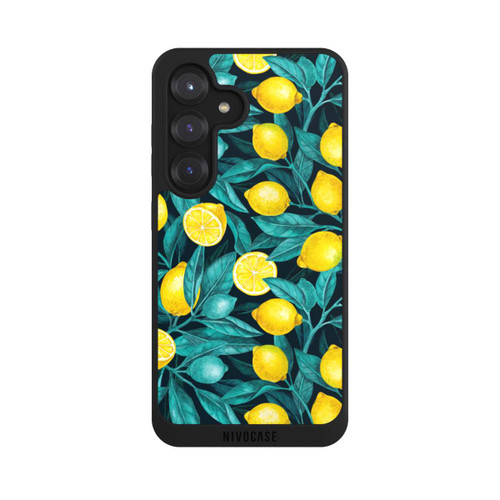 Samsung Galaxy S25 NIVOpure Citrons et feuilles sombres