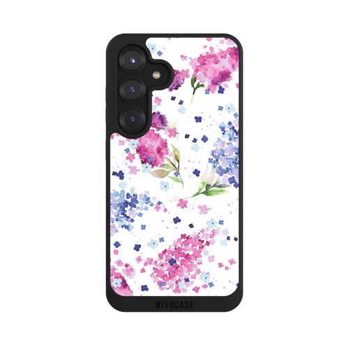Samsung Galaxy S25 NIVOpure Floral Hydrangeas Lilac Pink