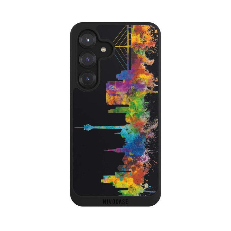 Galaxy S25 NIVOpure Düsseldorf Germany Skyline Black