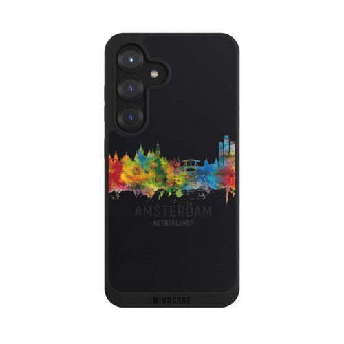 Samsung Galaxy S25 NIVOpure Amsterdam Netherlands Skyline Black