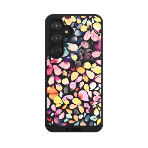 Samsung Galaxy S25 NIVOpure Eucalyptus Watercolor Leaves Black