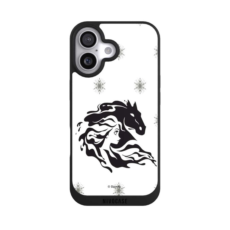 iPhone 17 NIVOpure Elsa Nokk la Reine des Neiges 2 Noir et Blanc