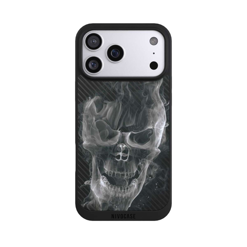 iPhone 17 Pro Max NIVOpure Smoke Skull Carbon