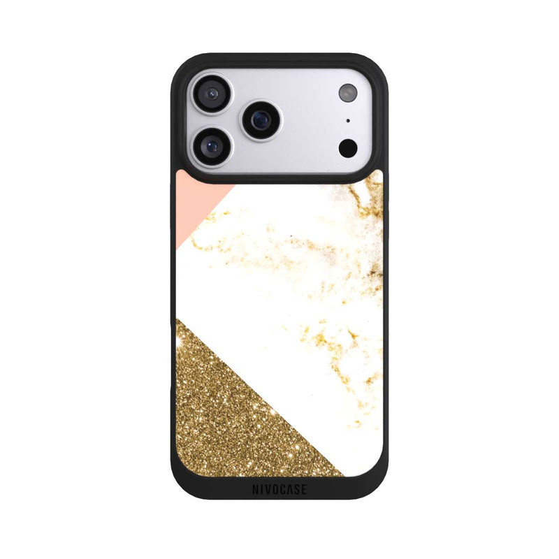 iPhone 17 Pro Max NIVOpure Gold Look Marble Collage