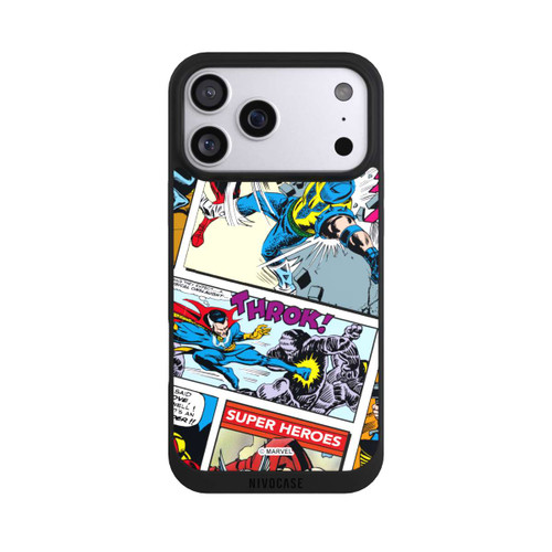 Apple iPhone 17 Pro Max NIVOpure Marvel Retro Comic Blue