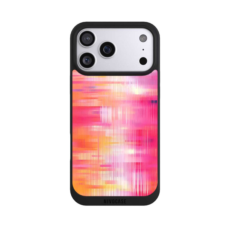 iPhone 17 Pro Max NIVOpure Glitch Pink Orange