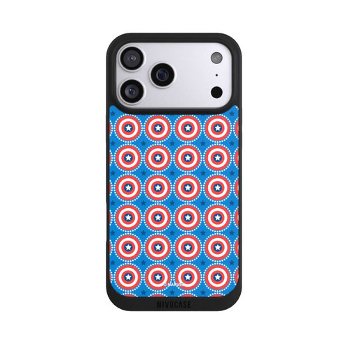Apple iPhone 17 Pro Max NIVOpure Captain American Shield Pattern