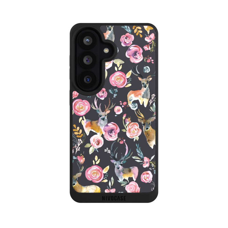 Galaxy S26 NIVOpure Deers and flowers Anthracite