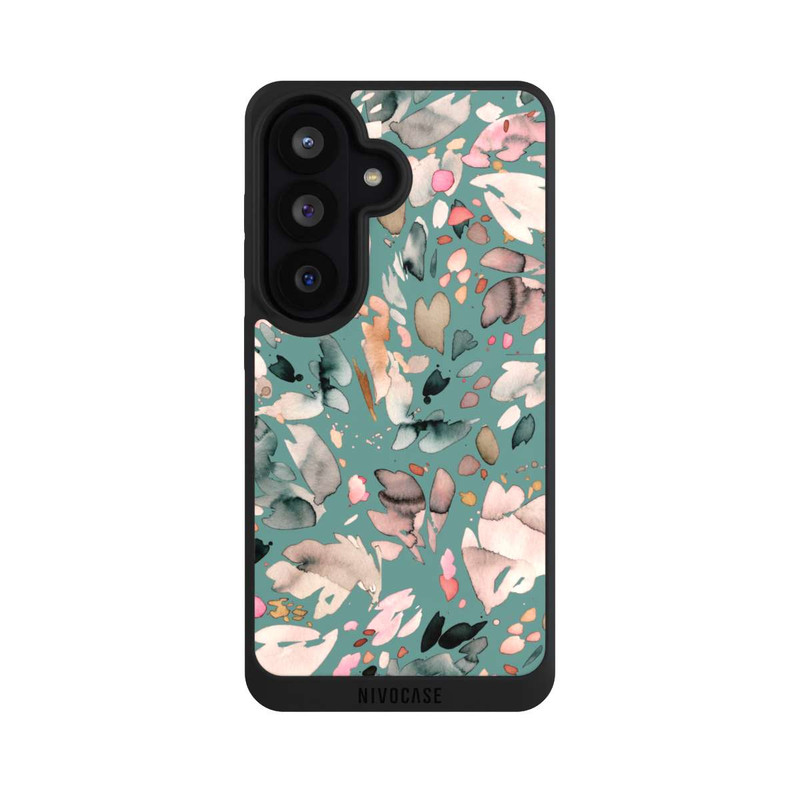 Galaxy S26 NIVOpure Abstract Flowers Petals Green