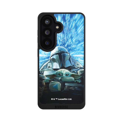 Samsung Galaxy S26 NIVOpure Grogu and Mando Flying Blue