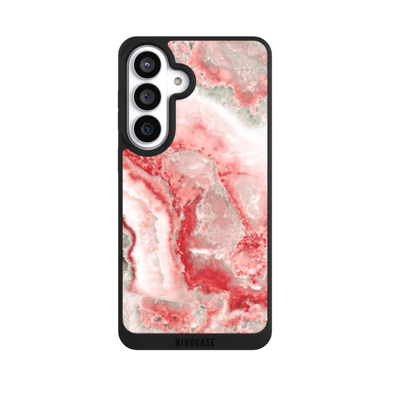Galaxy S26+ NIVOpure Red and White Marble