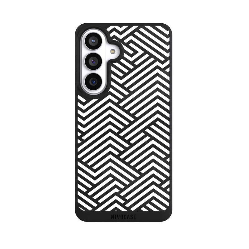 Galaxy S26+ NIVOpure ZigZag noir et blanc