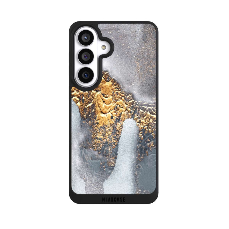 Galaxy S26+ NIVOpure Concrete Gold Glitter Look