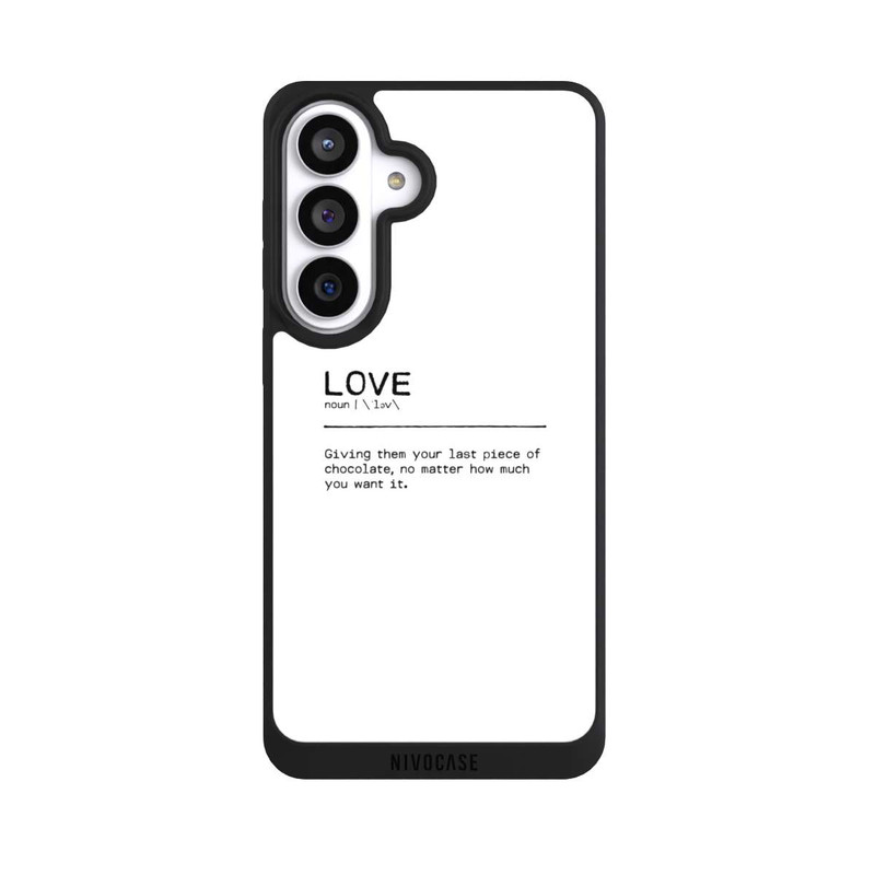 Galaxy S26+ NIVOpure Quote Love Chocolate