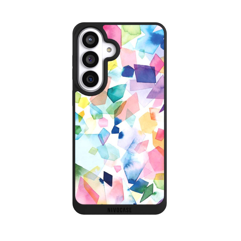 Galaxy S26+ NIVOpure Colorful Watercolor Gems Diamonds