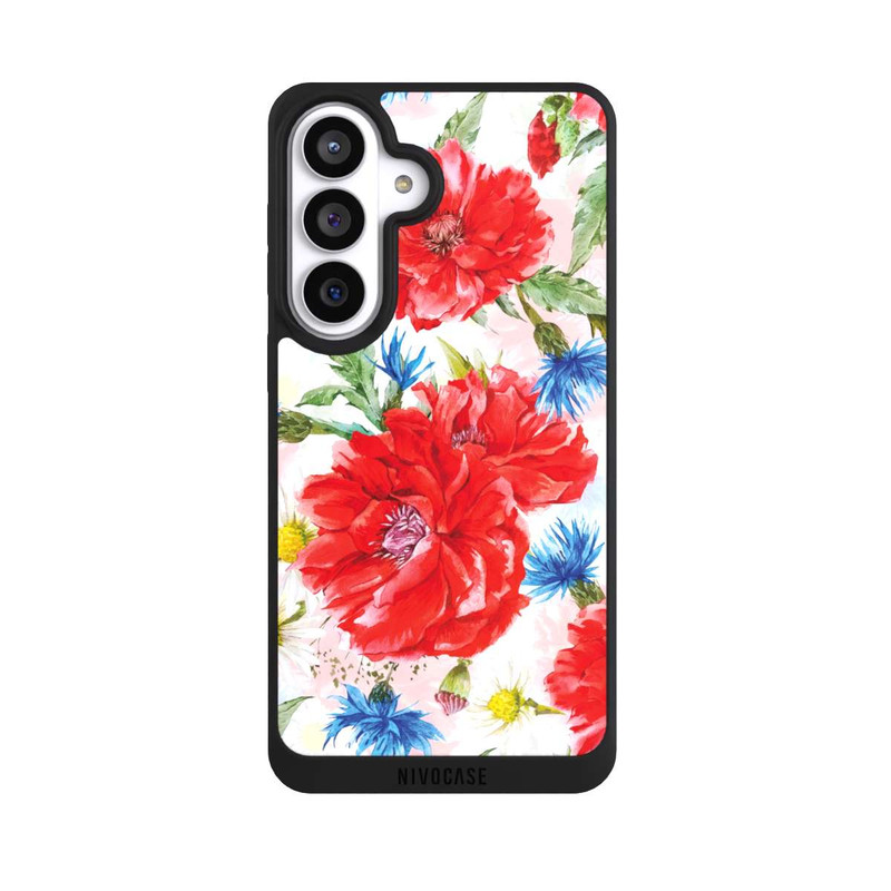 Galaxy S26+ NIVOpure Summer Meadow, cornflowers and poppies