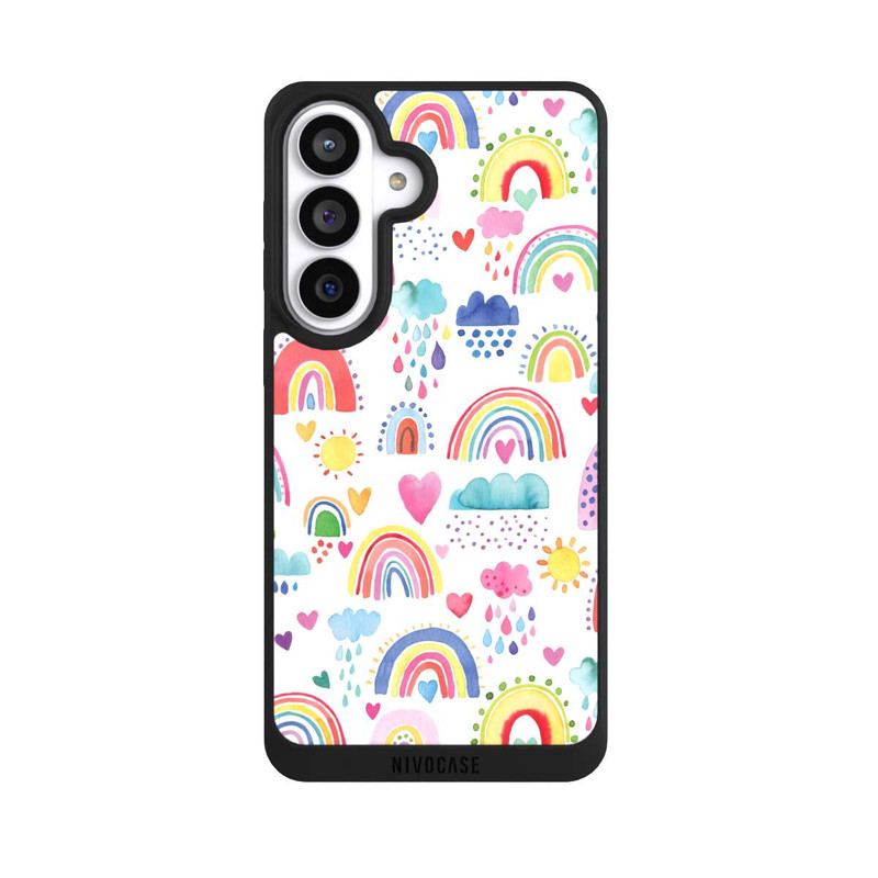 Galaxy S26+ NIVOpure Lovely Rainbows Multi Red