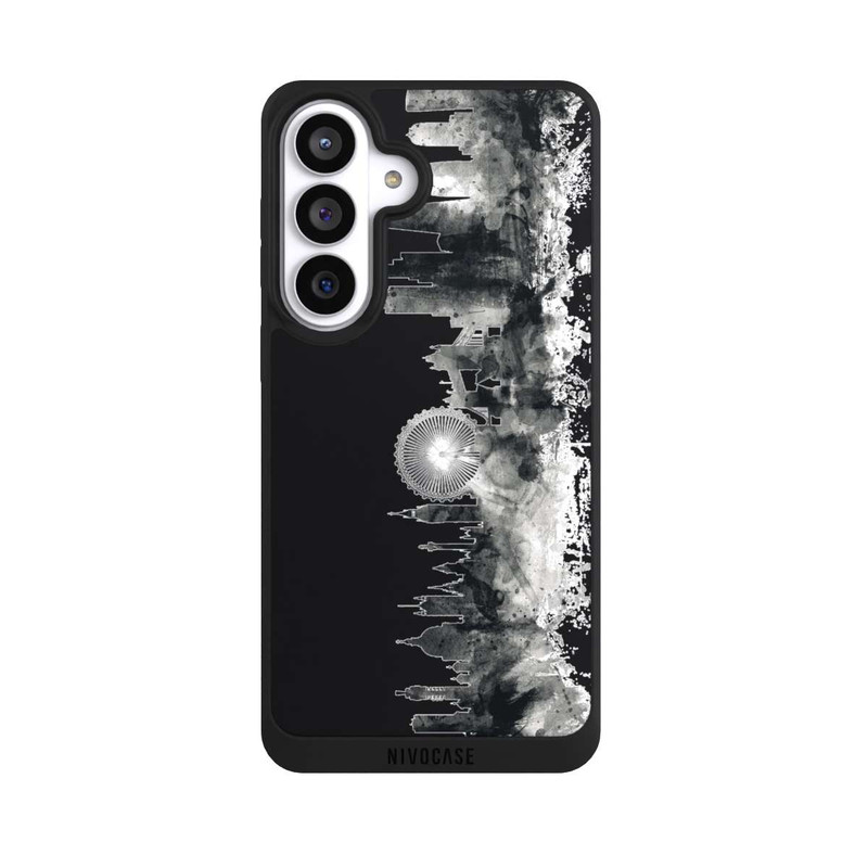 Galaxy S26+ NIVOpure London Skyline BW Black