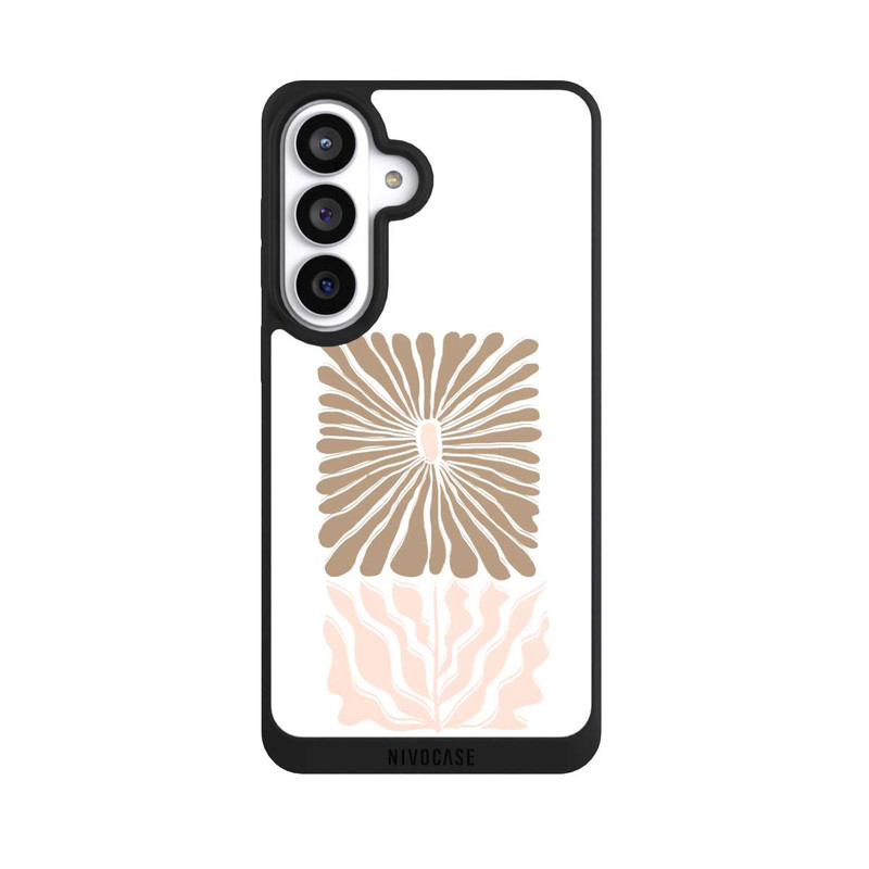 Galaxy S26+ NIVOpure Boho Flower Caramel on White