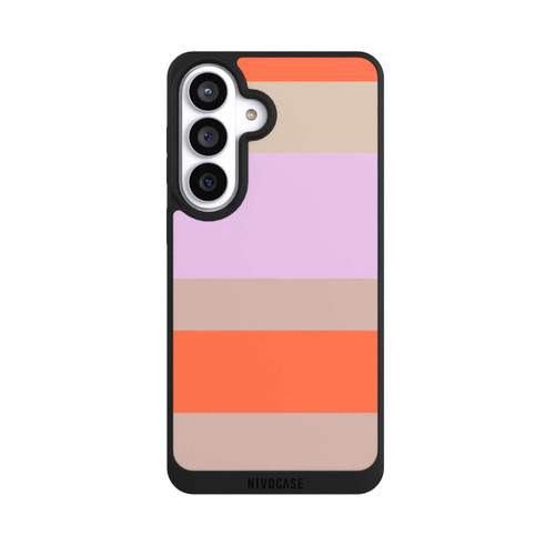 Samsung Galaxy S26+ NIVOpure Moca Lila Orange Stripes