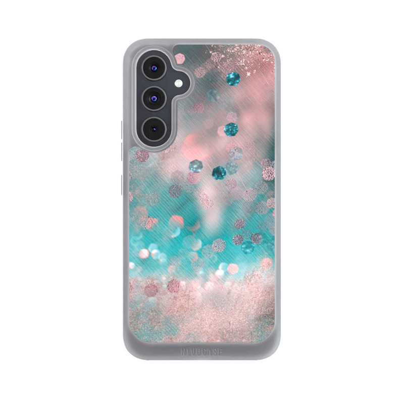 Galaxy A54 5G NIVOpure Turquoise Glamour Glitter Look