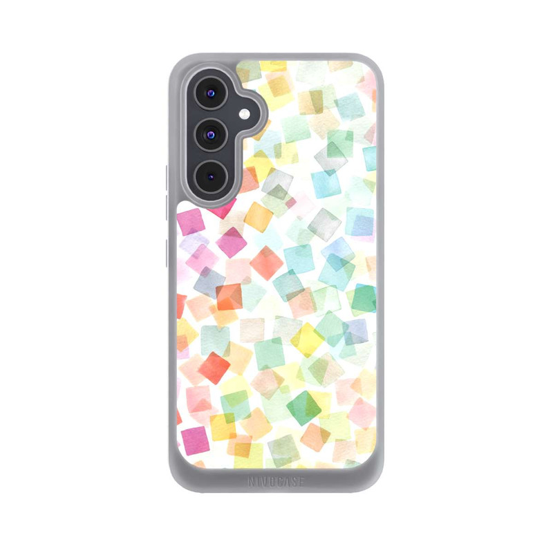 Galaxy A54 5G NIVOpure Confetti Geometric Plaids Rainbow