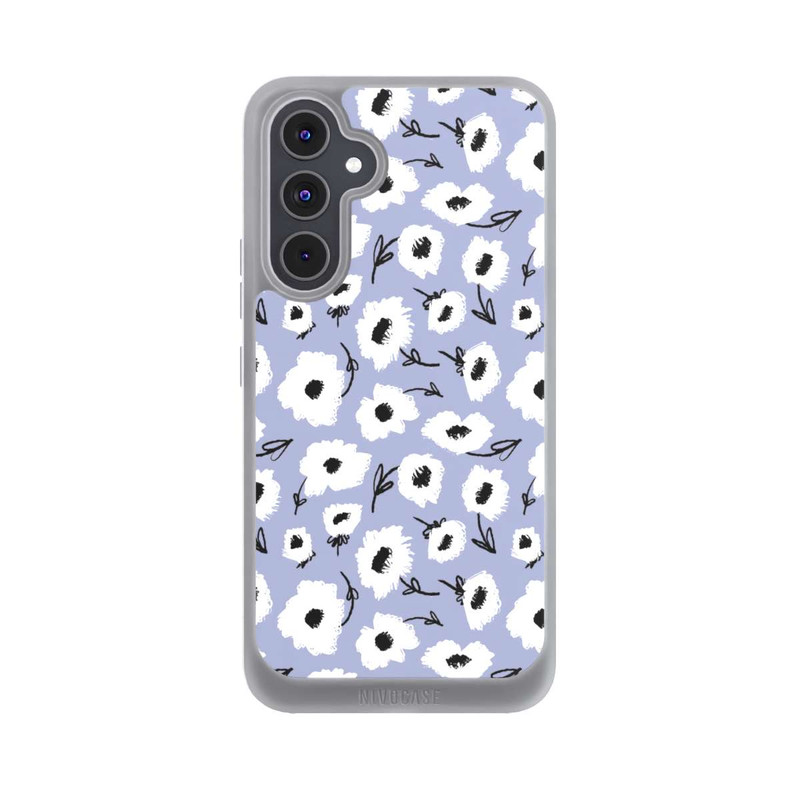 Galaxy A54 5G NIVOpure Flower Pattern Lila